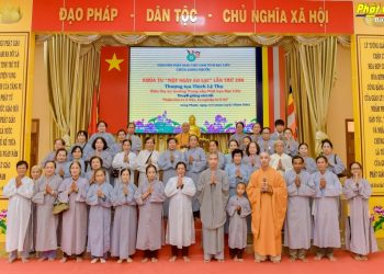 Bạc Liêu: Khoá tu Một ngày an lạc chủ đề “Thiện tâm ta ở đâu, sự nghiệp ta ở đó” tại Chùa Long Phước