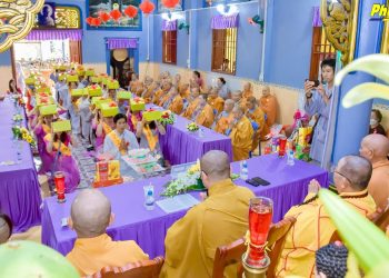 Bạc Liêu: Ban Trị sự Phật giáo Thị xã Giá Rai kính mừng Đại lễ Vu lan PL.2566 tại chùa Vân An