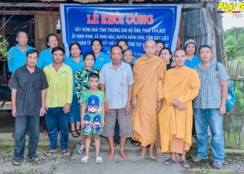 Bạc Liêu: Ban từ thiện xã hội Phật giáo thành phố Bạc Liêu khởi công xây dựng nhà tình thương tại xã Ninh Hòa, huyện Hồng Dân