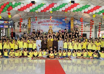 Bạc Liêu: Lễ kỉ niệm khóa tu Búp sen hồng tròn 9 tuổi tại chùa Giác Viên