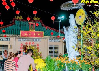 Bạc Liêu: Lễ Quy y Tam Bảo và phát 1000 suất ăn chay tại Chùa Bửu Linh