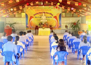 Bạc Liêu: Pháp thoại “Đạo Phật và con đường tu tập của người Phật tử tại gia” tại khóa tu chùa Vĩnh Thái An