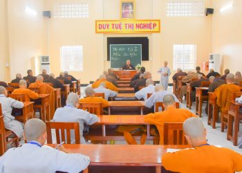 Bạc Liêu: Lớp Trung cấp và Cao Đẳng Phật học Bạc Liêu thi học kỳ 1 năm thứ 2
