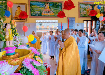 Bạc Liêu: Hỷ hoan lễ Tắm Phật PL.2569 tại chùa Hải Triều Âm