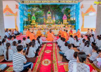 Cà Mau: Trang nghiêm lễ an vị Phật tại chùa Cosdon