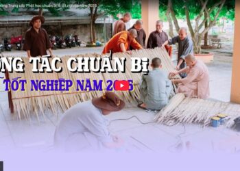 Cà Mau:[Video] Trường Trung cấp Phật học chuẩn bị lễ tốt nghiệp năm 2025
