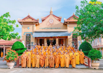 Cà Mau: Trang nghiêm lễ Tự tứ tại Trường hạ chùa Long Phước PL.2569