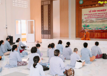 Cà Mau: “Nguyên lý Động – Tĩnh” trong khóa tu thiền Vipassana tại chùa Long Phước