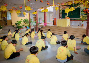 Cà Mau: Khoá tu “Ươm mầm tuệ giác” tại chùa Hải Triều Âm lần thứ 52