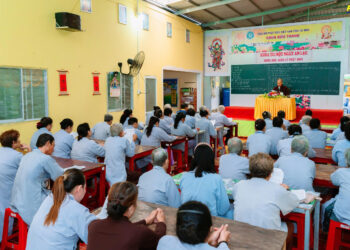 Cà Mau: Khóa tu “Một ngày an lạc” và lớp giáo lý Phật giáo tại chùa Bửu Thanh