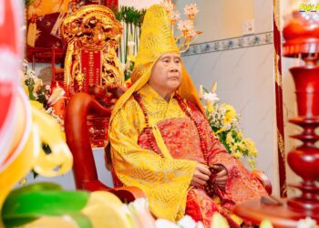 Cà Mau: Trang nghiêm Lễ cung nghinh và an vị tôn tượng Cố Hòa thượng Bửu Nghiêm tại chùa Bửu Hương