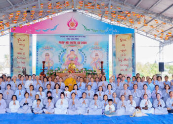 Cà Mau: Tổng kết cuối năm khóa tu “Một ngày an lạc” tại chùa Long Phước