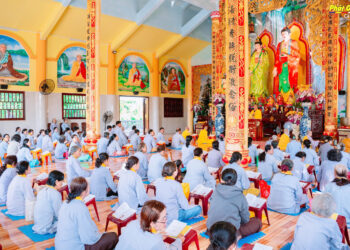 Cà Mau: Chùa Bửu Liên viên mãn lễ tổng kết khóa tu “Một ngày an lạc”