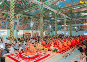 Cà Mau: Trang nghiêm Lễ Tắm Phật truyền thống Tết Chol Chnam Thmay tại chùa Xiêm Cán