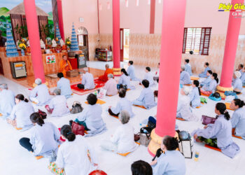 Cà Mau: Khóa tu “Một ngày an lạc” tại Tịnh xá Ngọc Giác