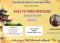 Cà Mau: THÔNG BÁO KHÓA TU THIỀN VIPASSANA LẦN 21 – CHÙA LONG PHƯỚC