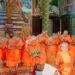 Cà Mau: Chùa Buppharam trang nghiêm cử hành Lễ nhập hạ theo truyền thống Phật giáo Nam tông Khmer
