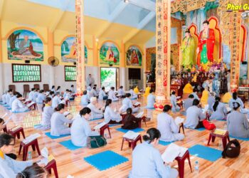 Cà Mau: Chùa Bửu Liên tổ chức khóa tu “Một ngày an lạc” và lớp giáo lý định kỳ