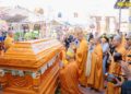 Cà Mau: Trang nghiêm cử hành lễ Truy niệm và phụng tống kim quan Hòa thượng Thích Phước Lợi nhập bảo tháp