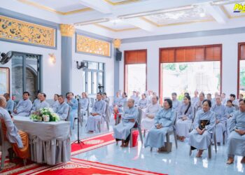 Cà Mau: Pháp thoại “Hóa giải nỗi khổ, niềm đau” tại chùa Vĩnh Quới