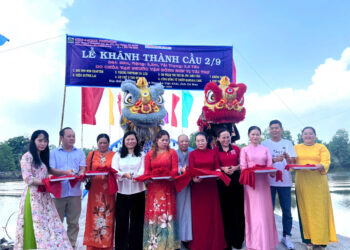 Cà Mau: Chùa Vạn Phước khánh thành cầu 2 tháng 9 tại xã Nguyễn Việt Khái