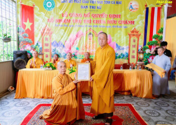 Cà Mau: Công bố quyết định bổ nhiệm trụ trì chùa Bửu Chánh
