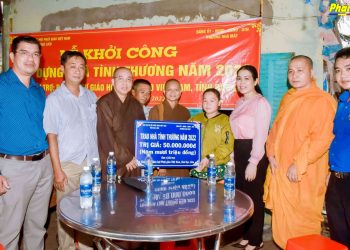 Khởi công xây dựng nhà tình thương AN CƯ Số 9 tại phường Nhà Mát