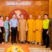 Ban Trị sự tỉnh và Ban Quản trị Quán Âm Phật Đài thăm chúc Tết Thành ủy thành phố Bạc Liêu