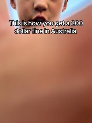 ⁣This is how you get a 200 dollar fine in Australia #costifliving @Ants #australia🇦🇺 