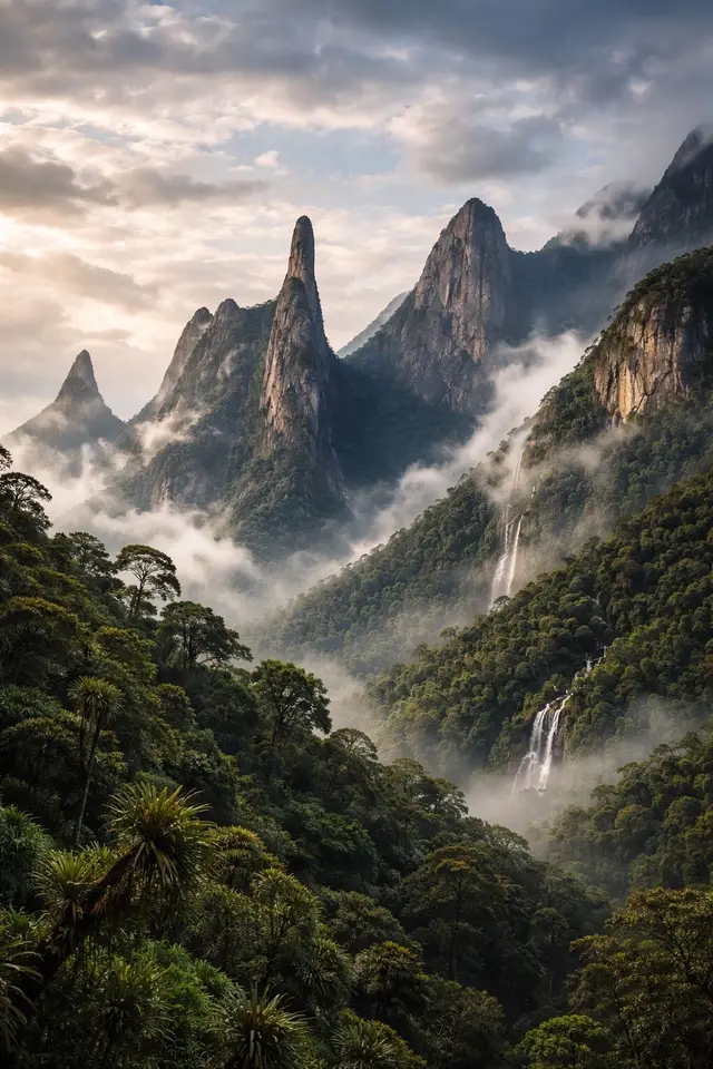 ⁣A Serra dos Órgãos, no estado do Rio de Janeiro, é uma das regiões montanhosas mais impressionan