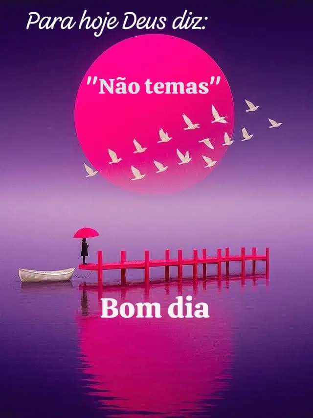 ⁣Em todos os dias a mensagem de Deus é: Não temas ! O guarda de Israel não dorme e nem cochila. To