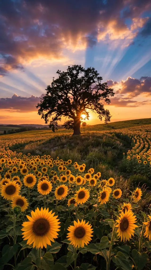 ⁣O Refúgio dos Girassóis de Ouro, localizado nas Colinas de Ouro, é um dos cenários naturais mais