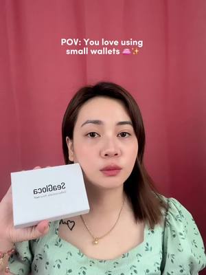 ⁣Mini wallet ni kecik… tapi boleh muat SEMUA 😍💗✨🌸 #cardholder #miniwallet #foryou 