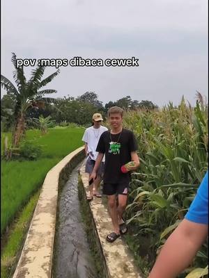 ⁣di antar warga buat putbal😭