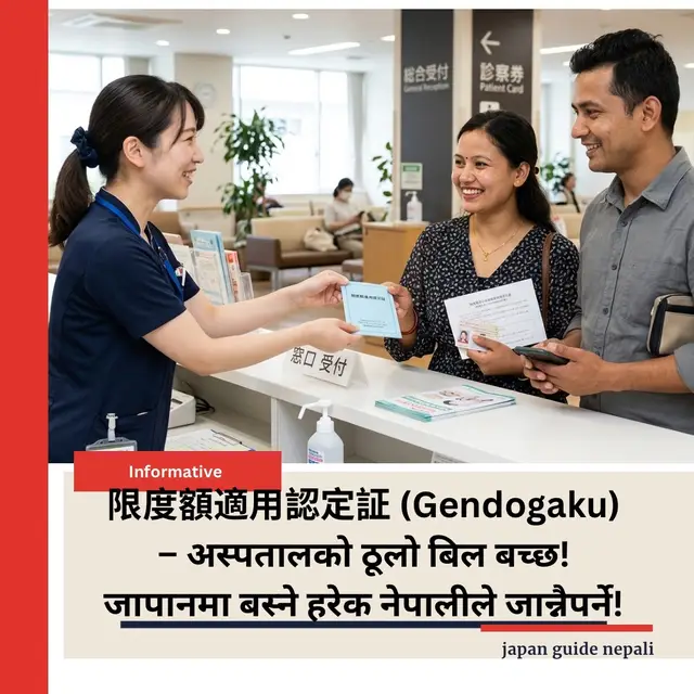 限度額適用認定証 (Gendogaku) – अस्पतालको ठूलो बिल बच??