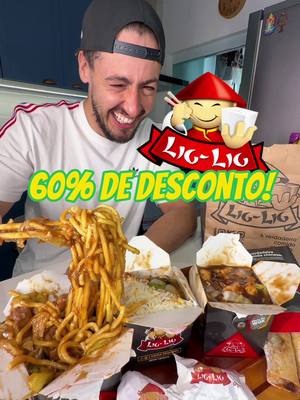 ⁣🟢🟡 YAKSOBA COM 60% DE DESCONTO!🥡🥢 A @Keeta Brasil tá assim: 🔥 60% OFF na primeira co