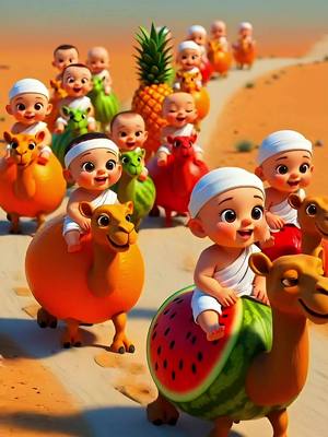 Hacca giden bebekler. 🐪🐪🐪 الأطفال يذهبون لأداء فريضة الحج 🐫??