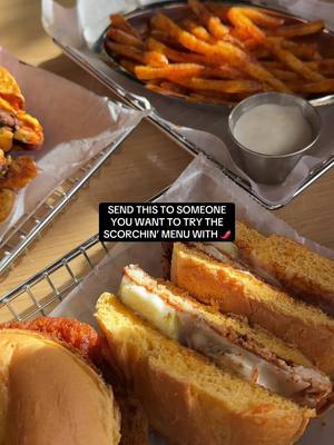 ⁣The Scorchin’ Menu is waiting. Are you ready for a burn this good? 😈   Menu items featured ???