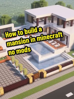⁣How to build a mansion in minecraft no mods #Minecraft  #minecraftbuilding  #minecrafttutorial  #mrb