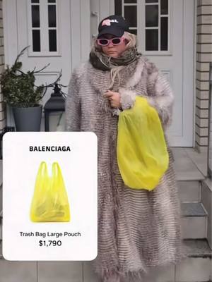 ⁣Trash bag is new fashion #balenciaga #luxurybags #designerbags #fashion #bag 