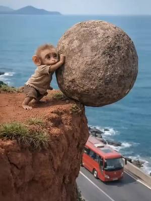 #monkey #reel #reel #emotional #emotion 