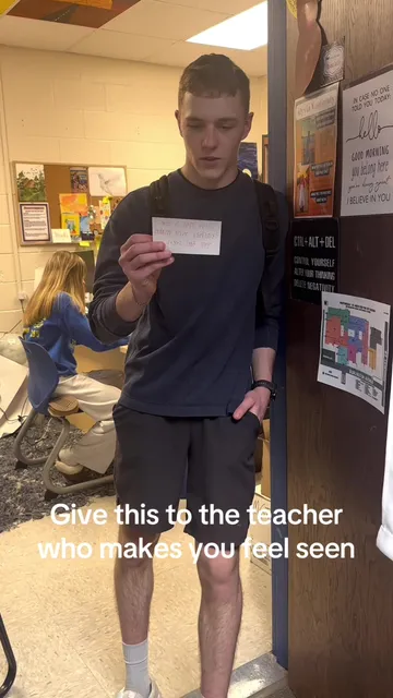 “Give this to the teacher…”#funny #teacher #schoollife #student #fyp 