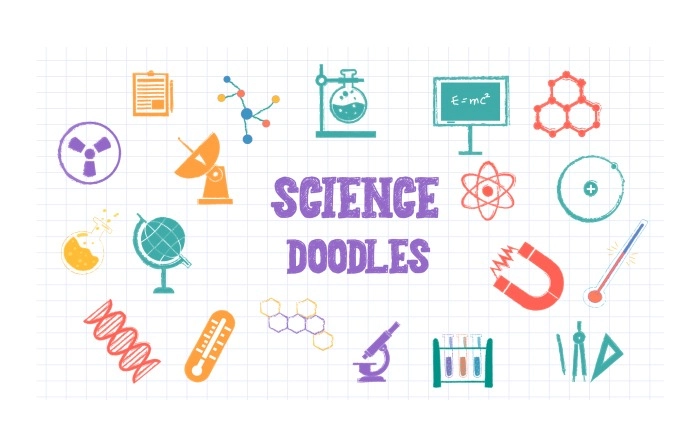 Get The Creative 2D Science Doodles Element image
