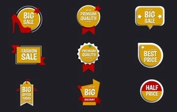 Big Sale Badge After Effects Template