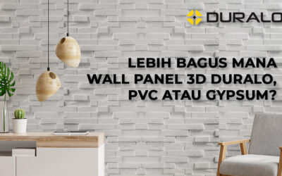 PERBEDAAN WALL PANEL 3D PVC, GYPSUM DAN DURALO