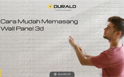 CARA CEPAT MEMASANG WALL PANEL 3D