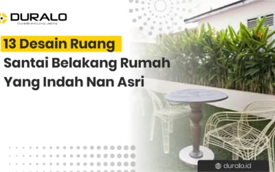 13 Desain Ruang Santai Belakang Rumah Yang Indah Nan Asri