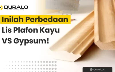 Inilah Perbedaan Lis Plafon Kayu VS Gypsum