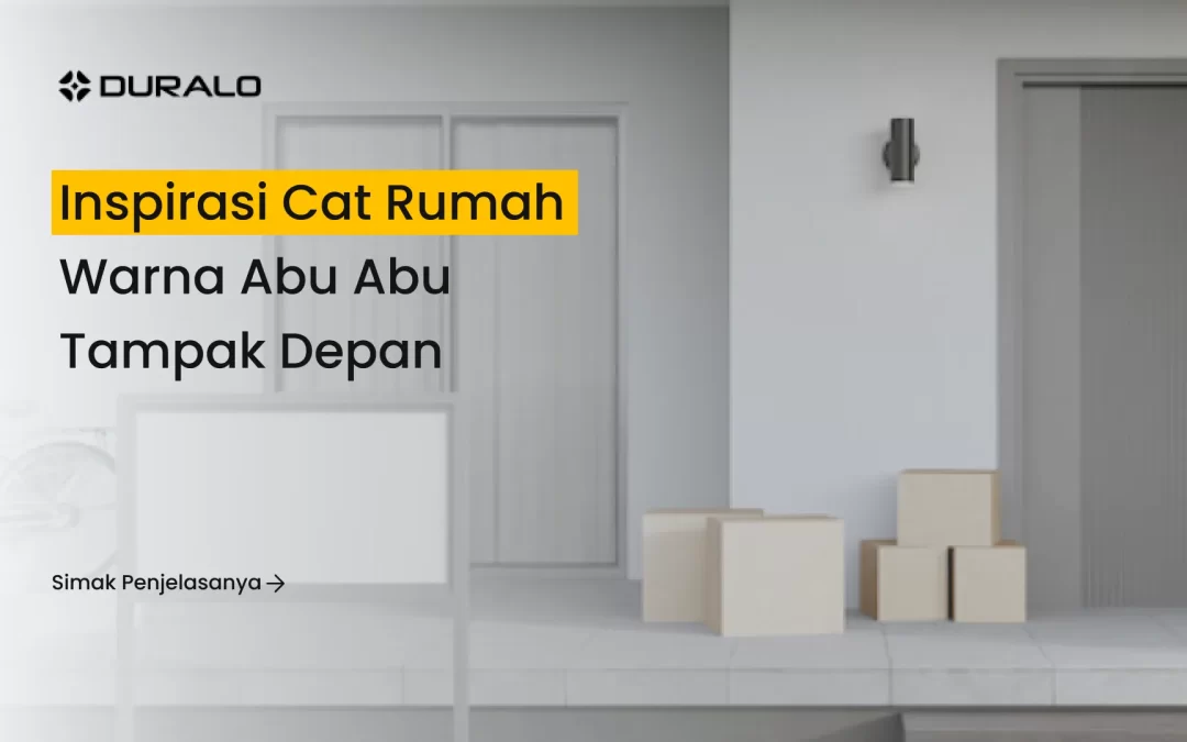 Inspirasi Cat Rumah Warna Abu Abu Tampak Depan