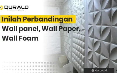 Inilah Perbandingan Wall Panel, Wall Paper, Wall Foam